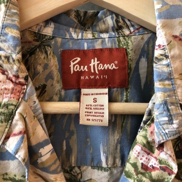 Hawaiian Button Down Dad Shirt - Picture 2 of 6